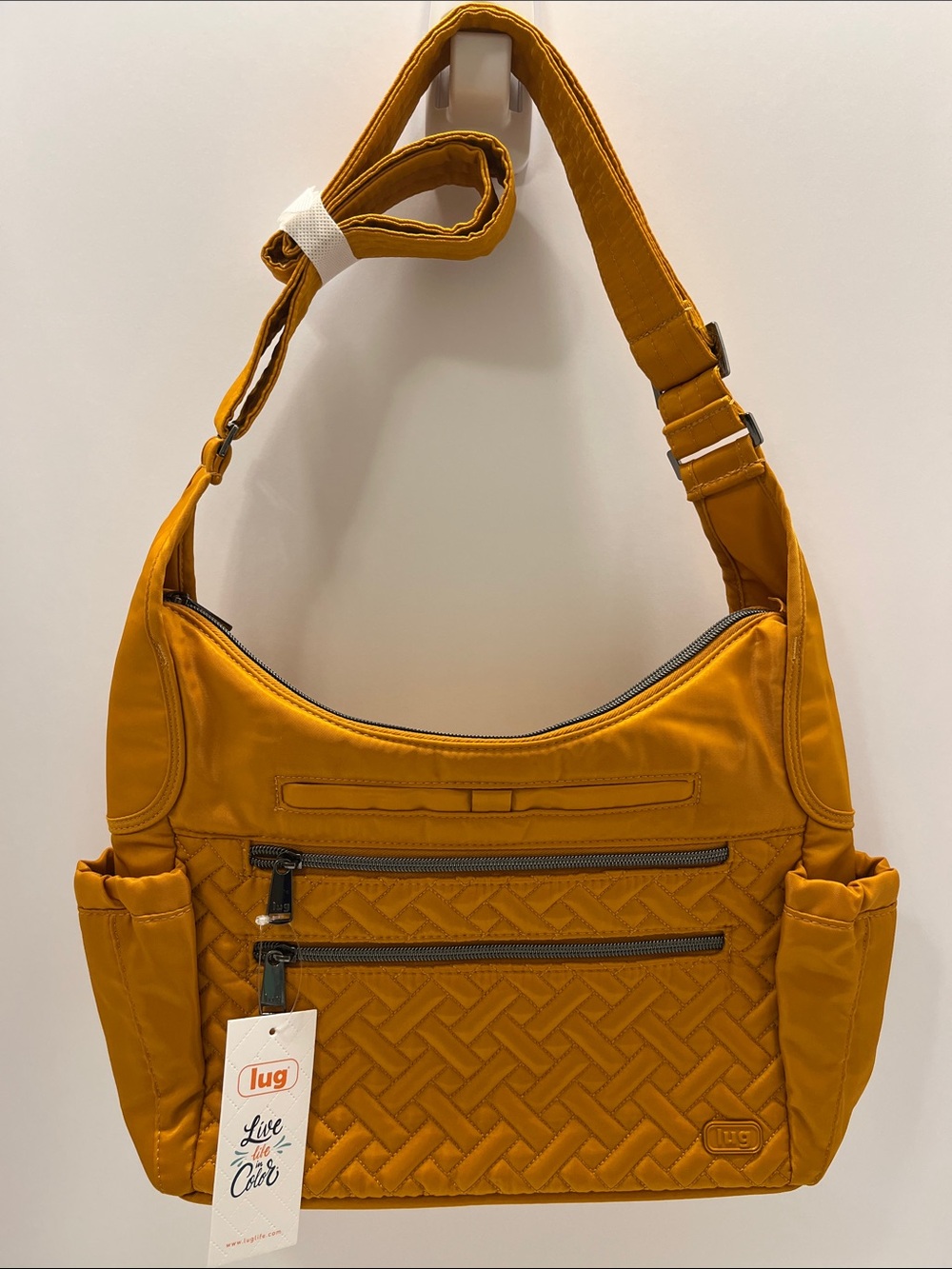 LUG - Camper SE Crossbody Bag in Contemporary Amber Yellow